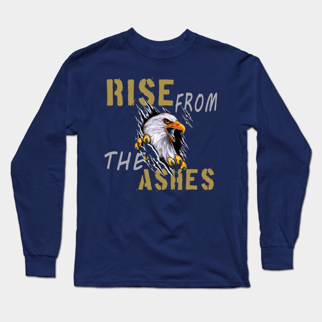 rise from the ashes, like a phoenix Long Sleeve T-Shirt by artspot